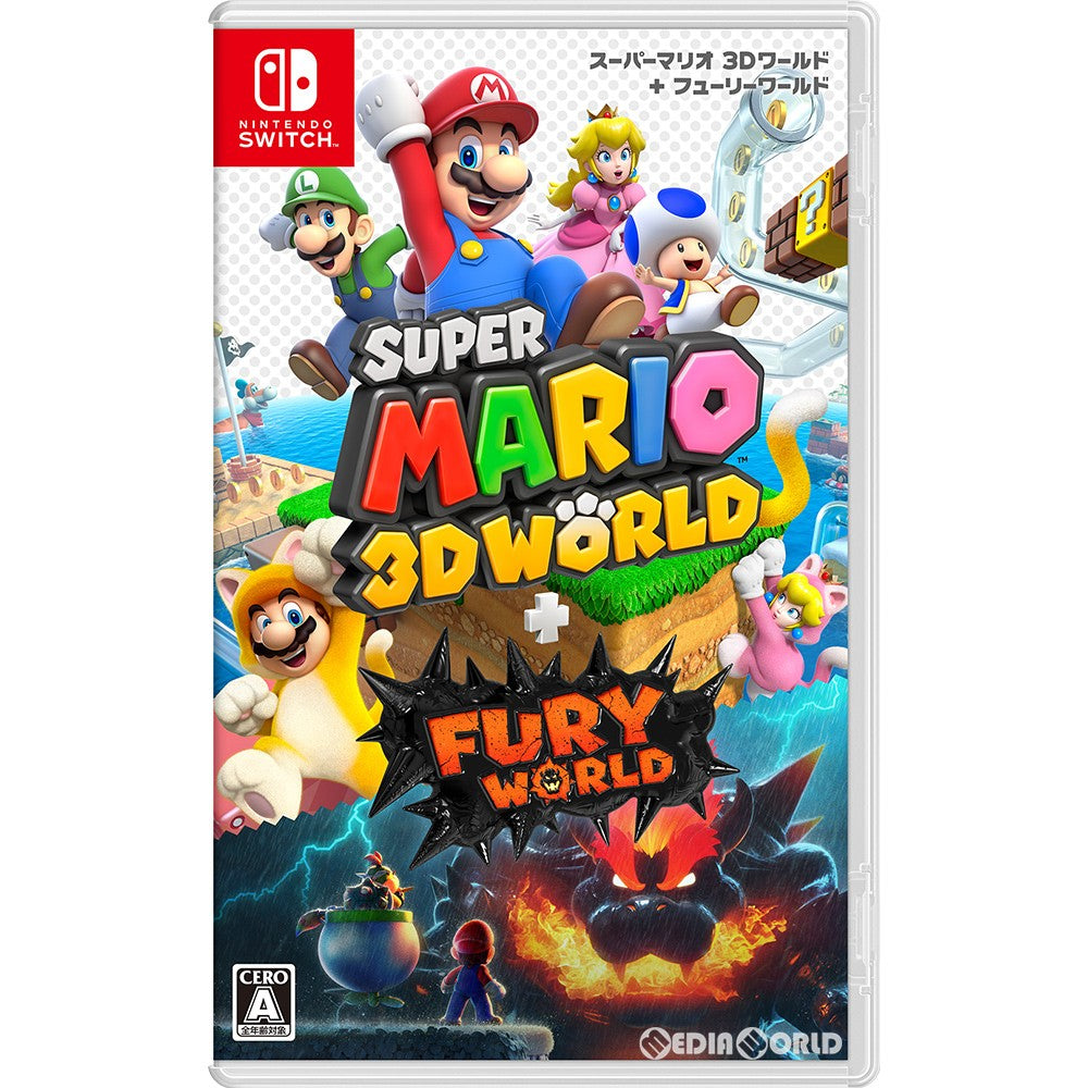 【中古即納】[お得品][表紙説明書なし][Switch]スーパーマリオ 3Dワールド + フューリーワールド 任天堂 (20210212)