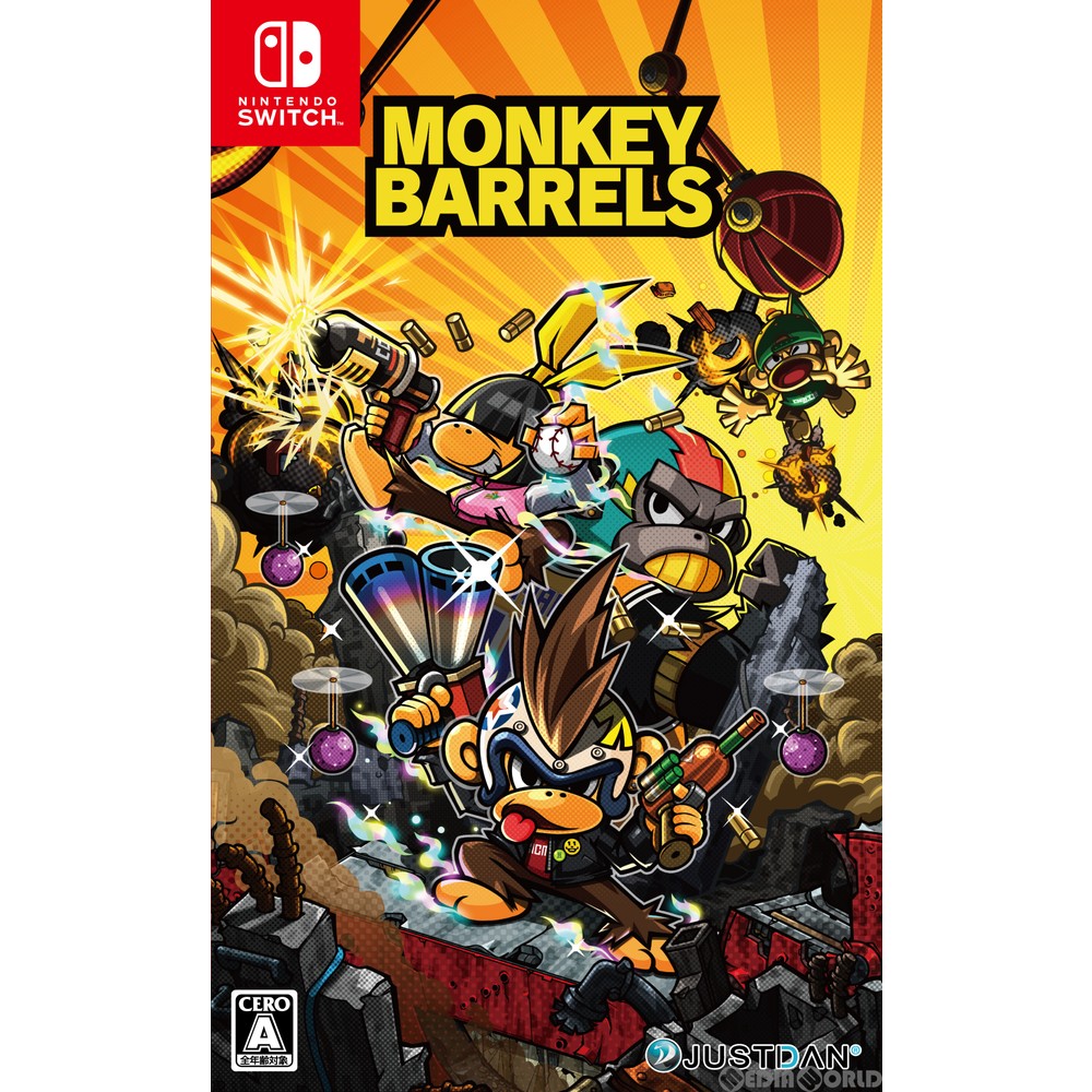 【中古即納】[Switch]MONKEY BARRELS(モンキーバレルズ) JUSTDAN INTERNATIONAL (20201210)