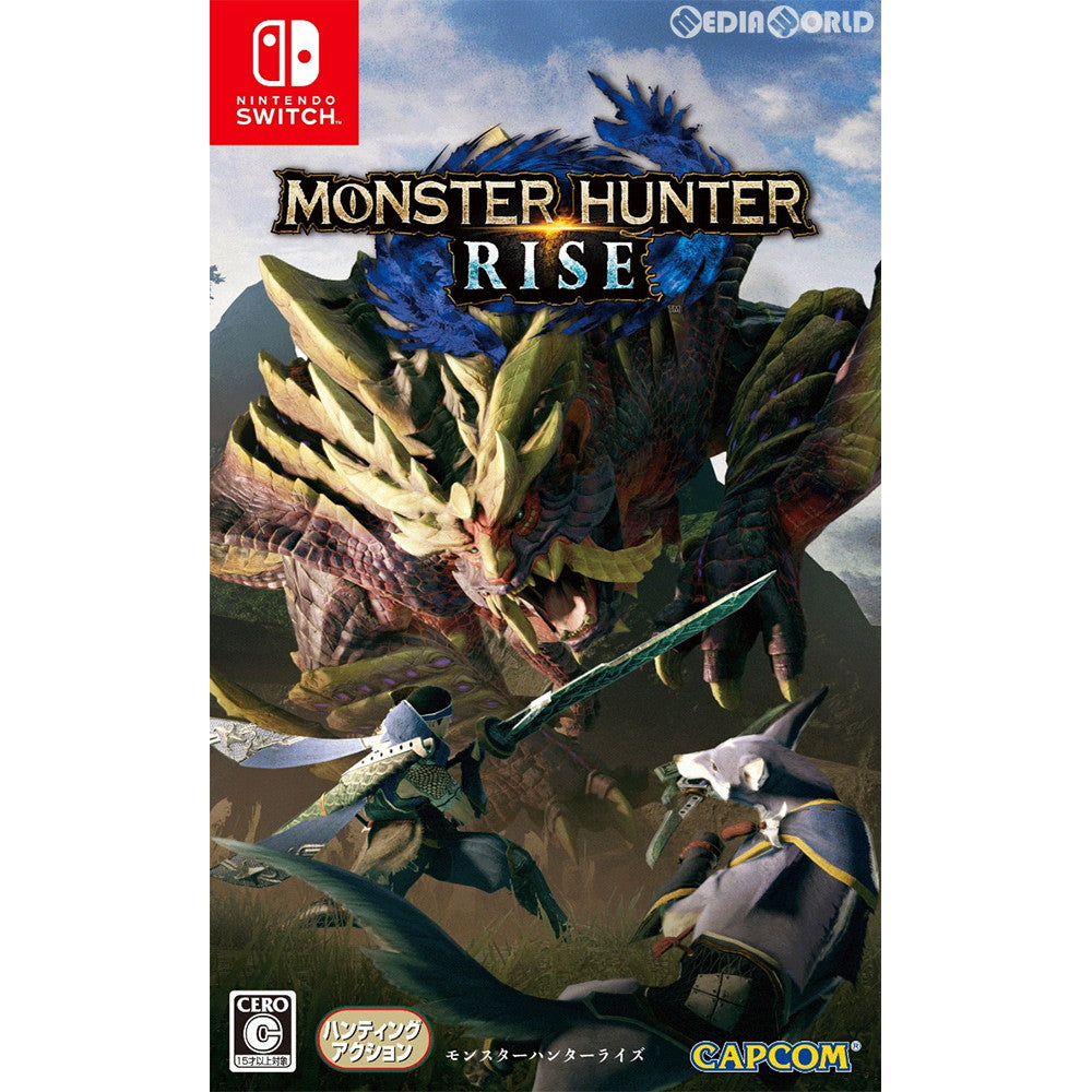 【中古即納】[お得品][表紙説明書なし][Switch]モンスターハンターライズ(MONSTER HUNTER RISE) 通常版 カプコン (20210326)