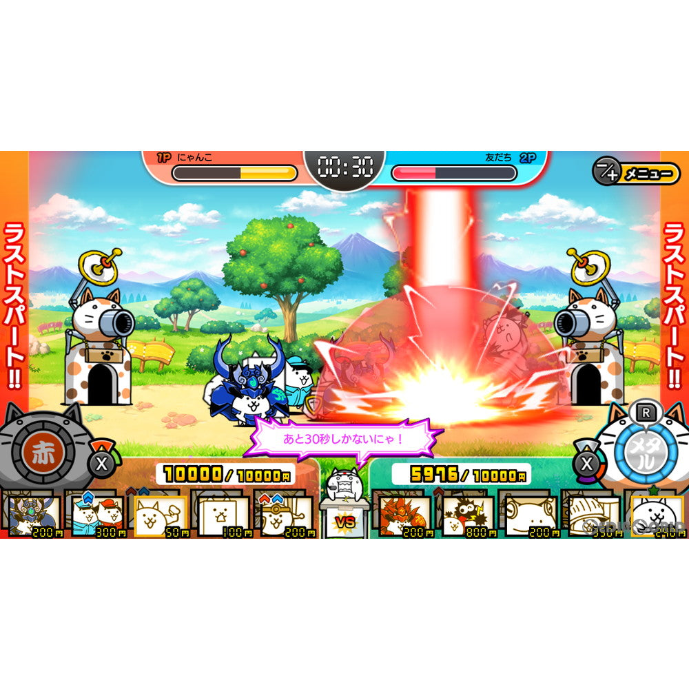 【中古即納】[お得品][表紙説明書なし][Switch]ふたりで！にゃんこ大戦争 ポノス (20201203)