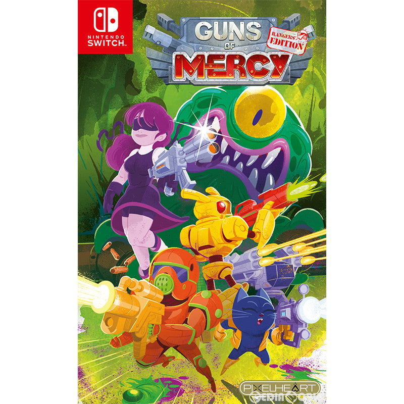【新品即納】[Switch]GUNS OF MERCY(ガンズ オブ マーシー) RANGERS EDITION Japan Version.(日本向けパッケージ版) PixelHeart (20210630)