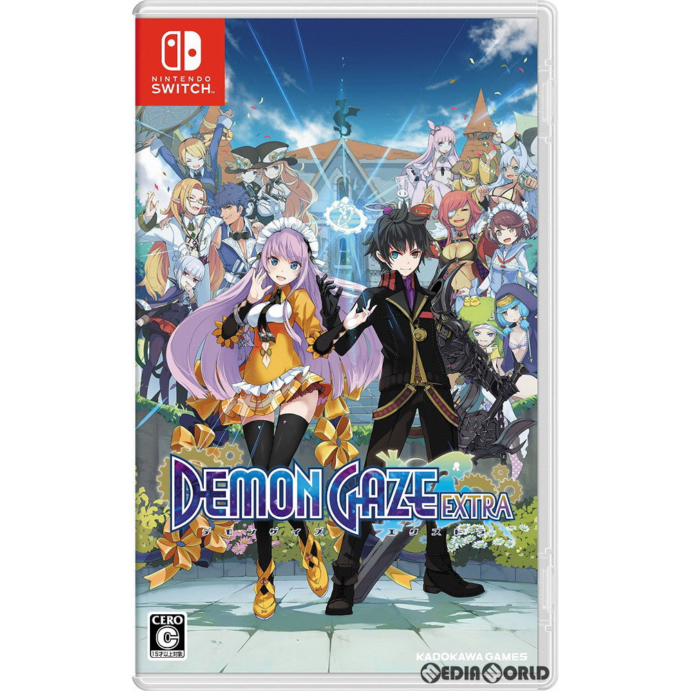 【中古即納】[お得品][表紙説明書なし][Switch]DEMON GAZE EXTRA(デモンゲイズ エクストラ) 通常版 角川ゲームス (20210902)
