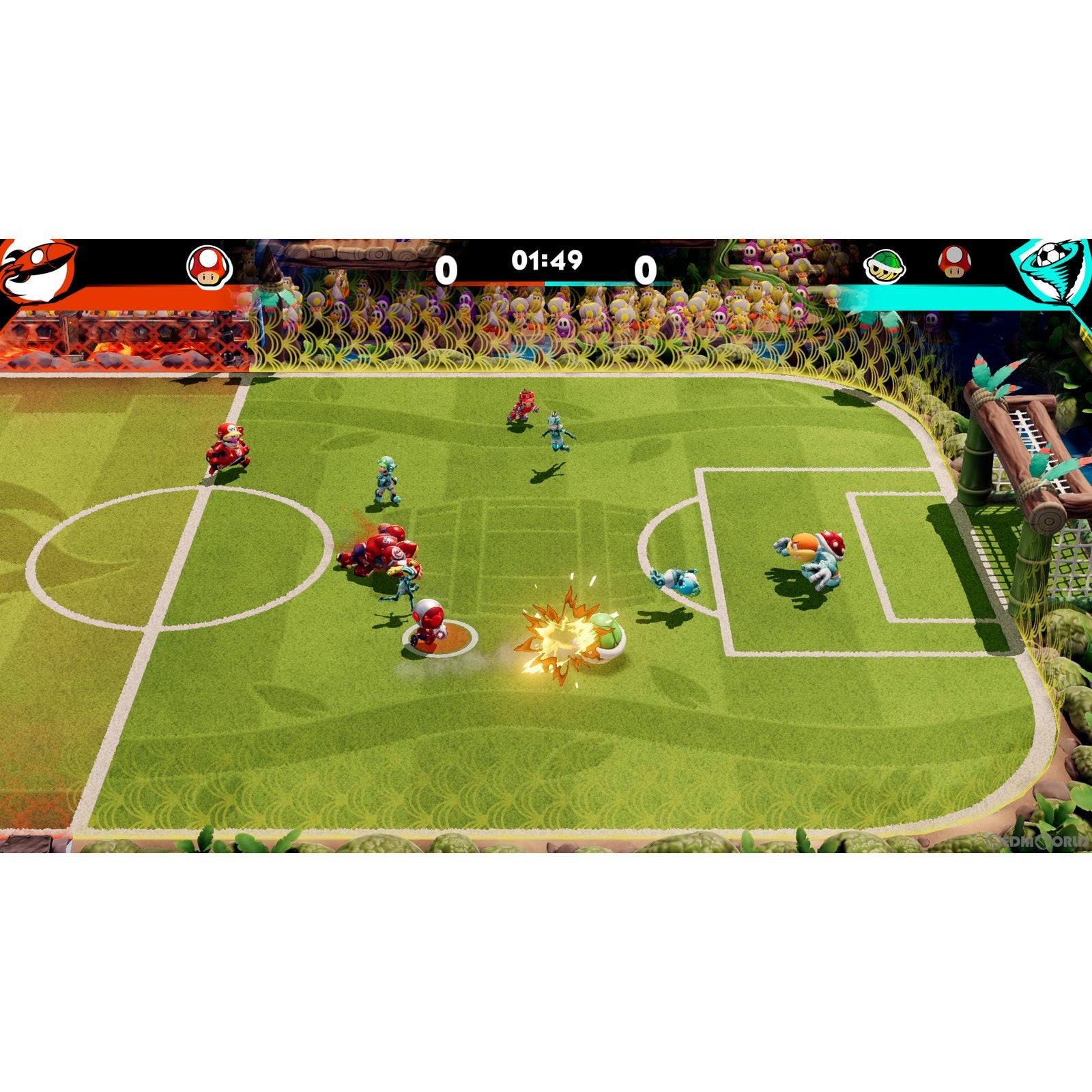 【中古即納】[Switch]マリオストライカーズ: バトルリーグ(Mario Strikers Battle League) 任天堂 (20220610)