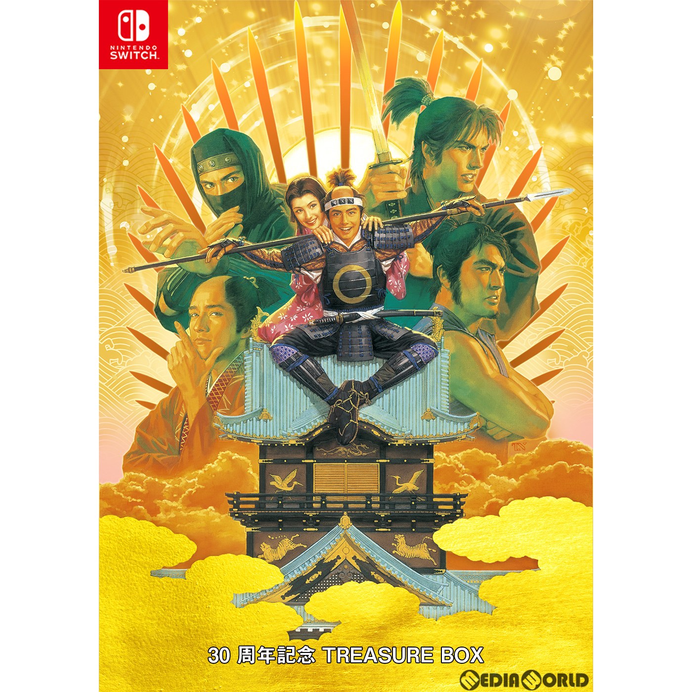 【新品即納】[Switch]太閤立志伝V DX(たいこうりっしでん5 デラックス) 30 周年記念 TREASURE BOX(限定版) コーエーテクモゲームス (20220519)