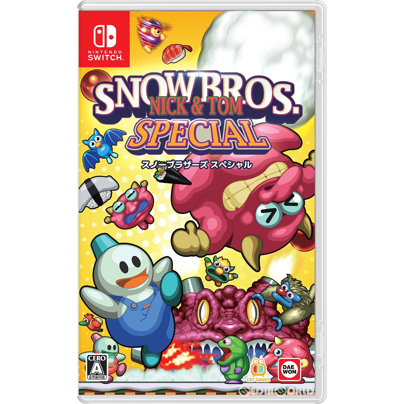 【中古即納】[Switch]SNOWBROS. NICK & TOM SPECIAL(スノーブラザーズ スペシャル) 通常版 DAEWON MEDIA (20220519)