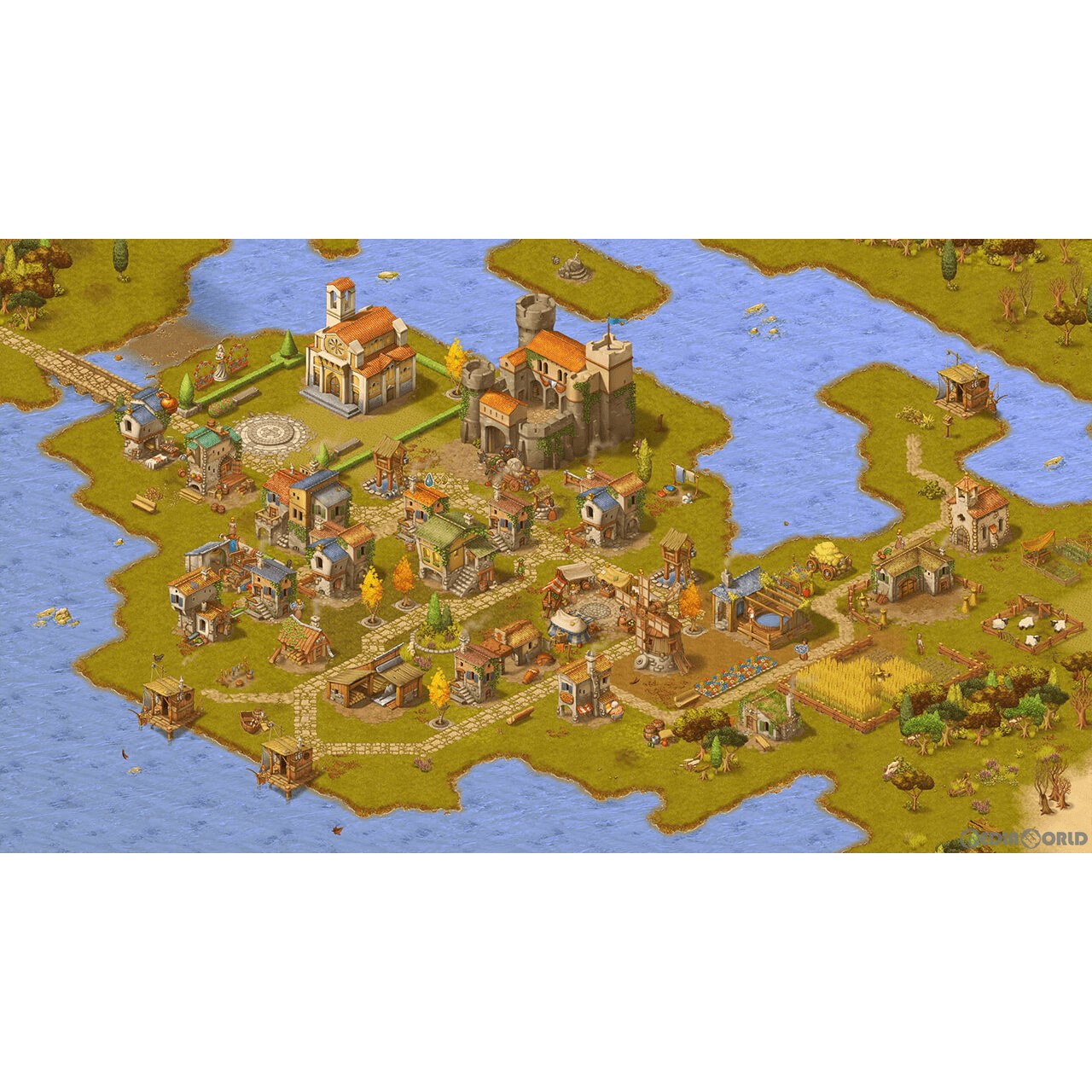 【新品即納】[Switch]タウンズメン キングダムリビルト コンプリートエディション(TOWNSMEN - A KINGDOM REBUILT COMPLETE EDITION) THQ Nordic (20220526)