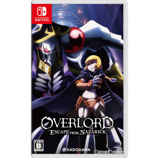 【新品即納】[Switch]OVERLORD: ESCAPE FROM NAZARICK(オーバーロード エスケープ フロム ナザリック) 通常版 KADOKAWA(カドカワ) (20220616)
