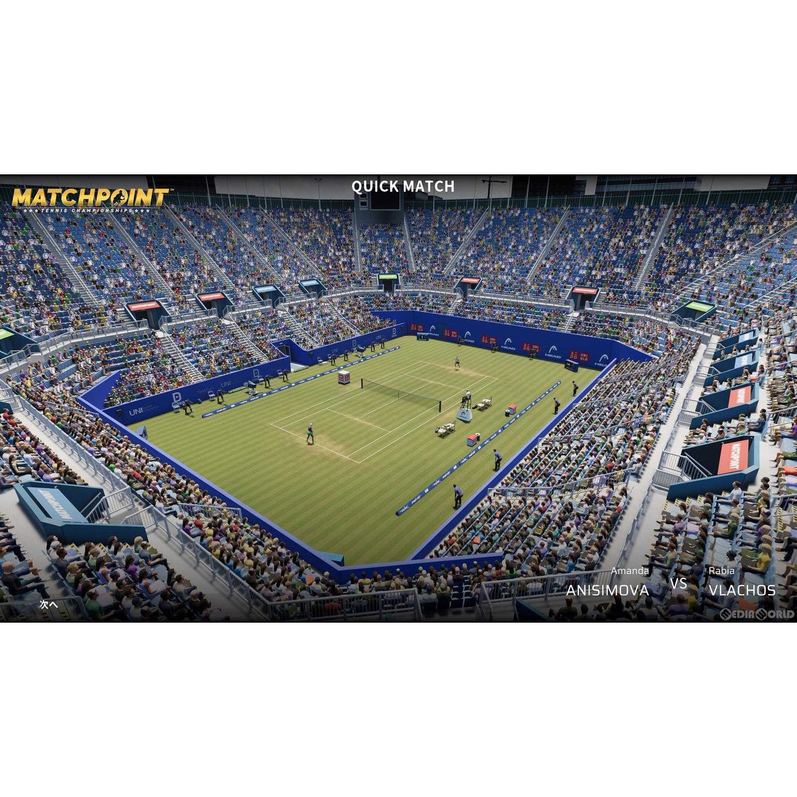 【中古即納】[Switch]マッチポイント: テニス チャンピオンシップ(MATCHPOINT TENNIS CHAMPIONSHIPS)(20221020)