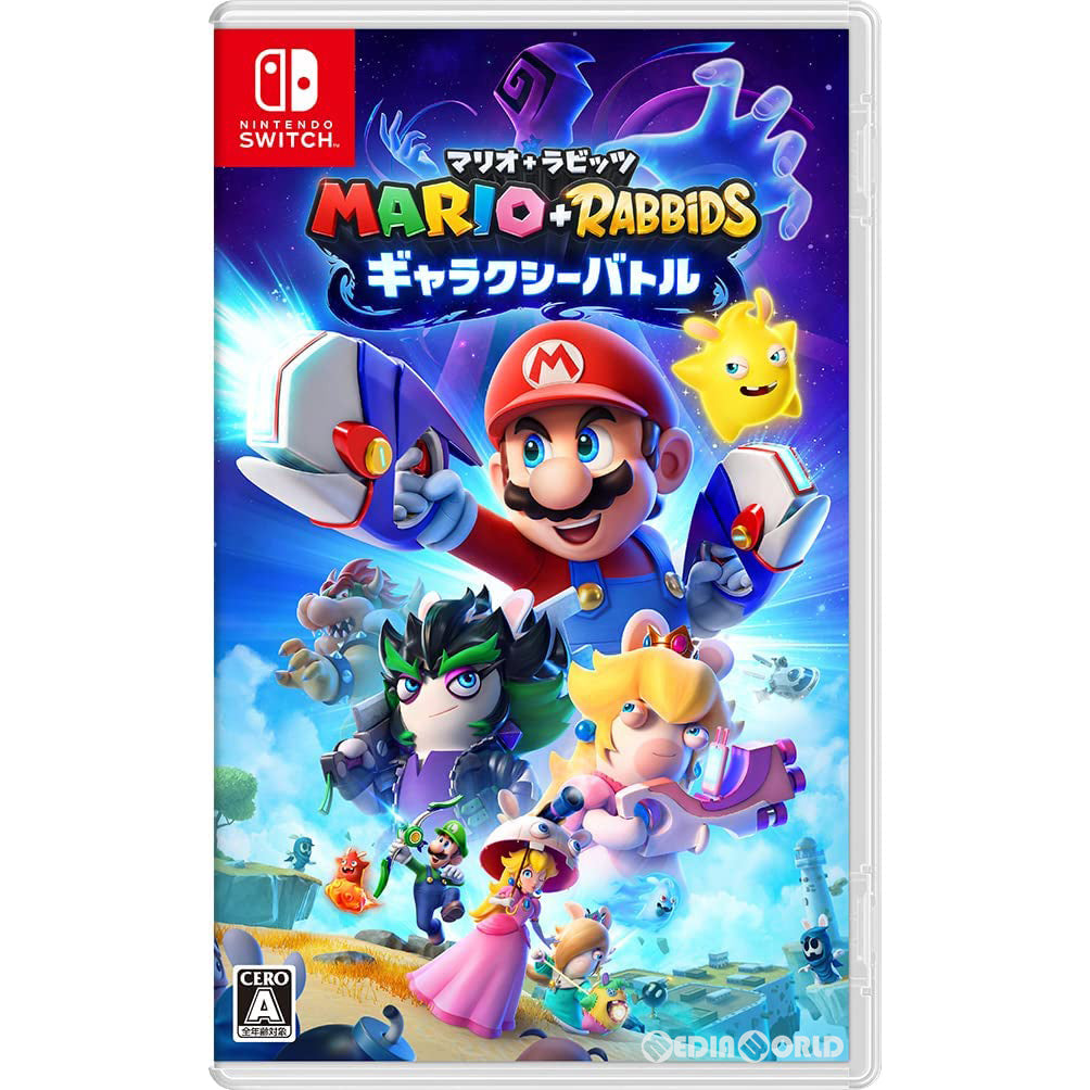 【中古即納】[Switch]マリオ+ラビッツ ギャラクシーバトル(MARIO + RABBIDS GALAXY BATTLE)(20221202)