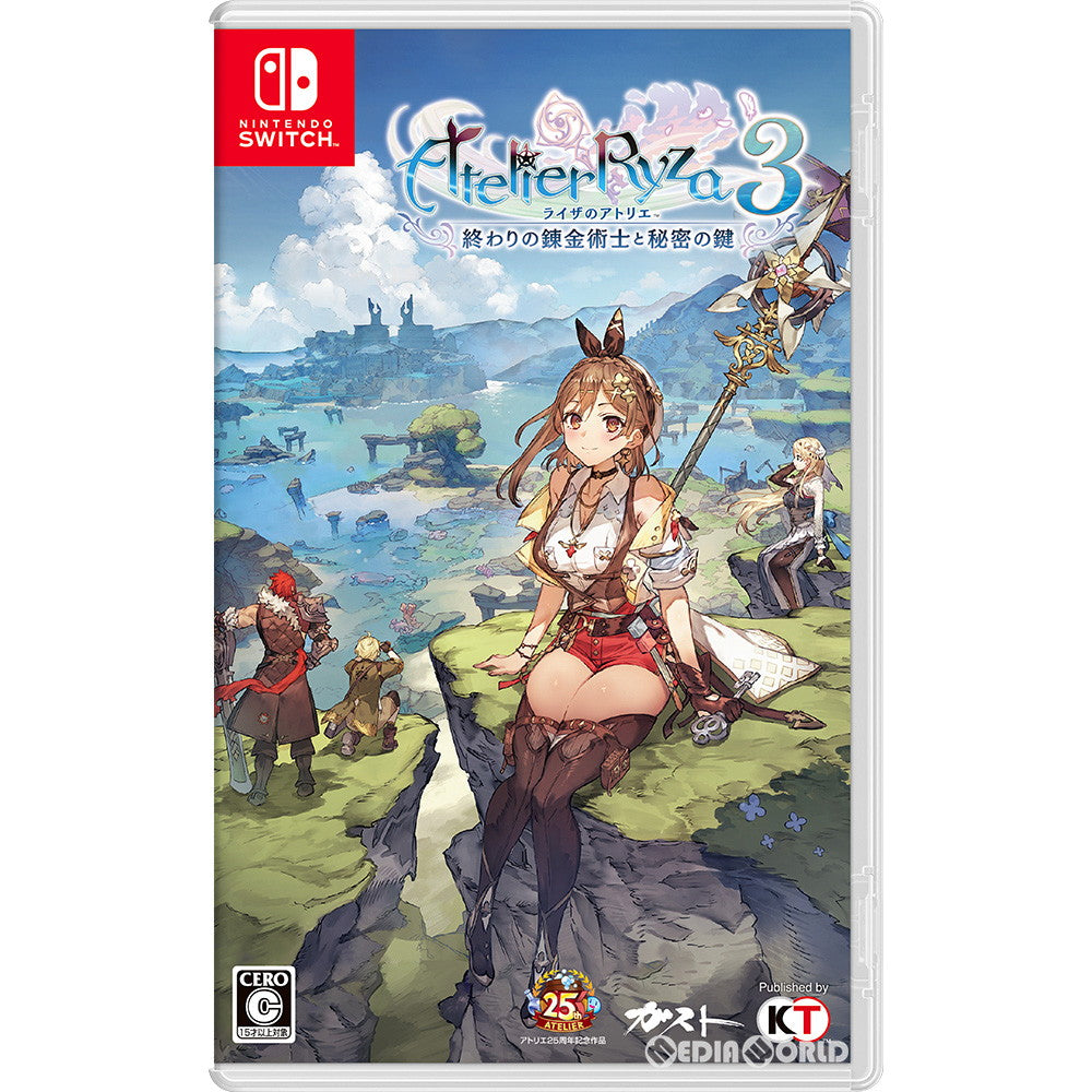 【中古即納】[お得品][表紙説明書なし][Switch]ライザのアトリエ3 ～終わりの錬金術士と秘密の鍵～ 通常版 コーエーテクモゲームス (20230222)