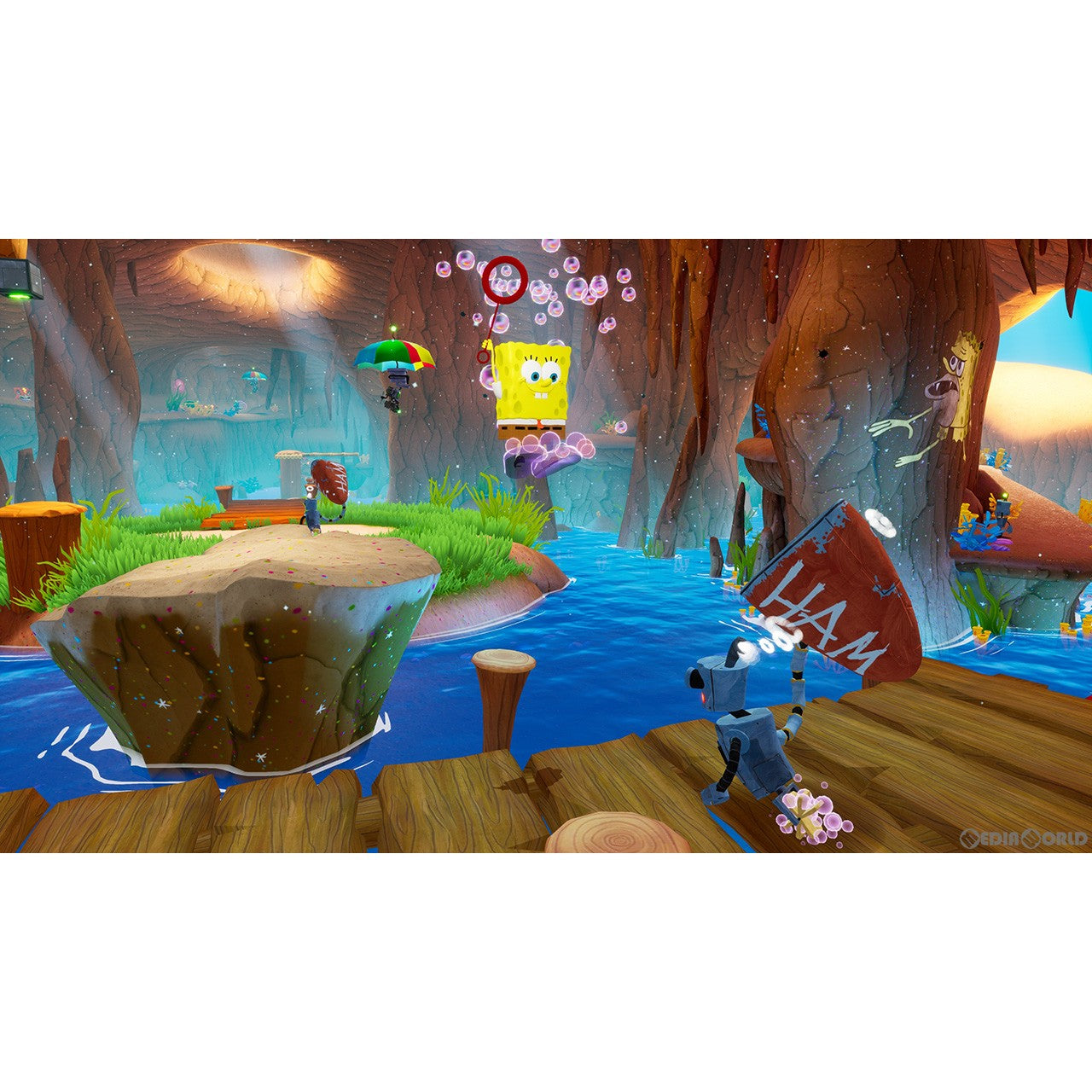 【中古即納】[Switch]スポンジ・ボブ: Battle for Bikini Bottom - Rehydrated(バトル フォー ビキニボトム - リハイドレイテッド) THQ Nordic (20221215)