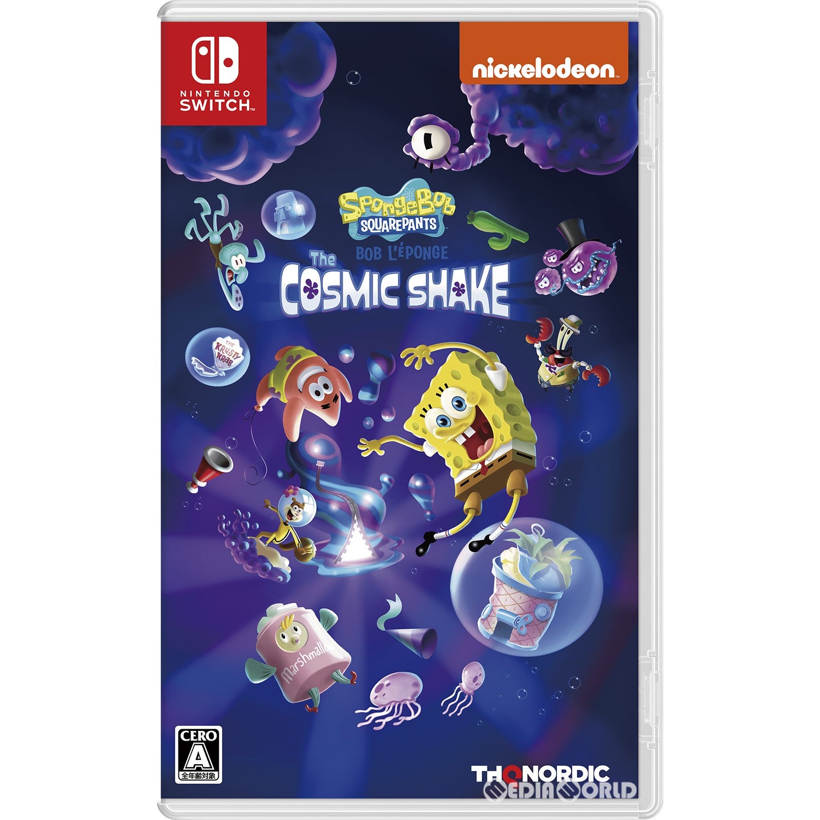 【中古即納】[Switch]スポンジ・ボブ: ザ コズミック シェイク(SpongeBob SquarePants: The Cosmic Shake) THQ Nordic (20230228)