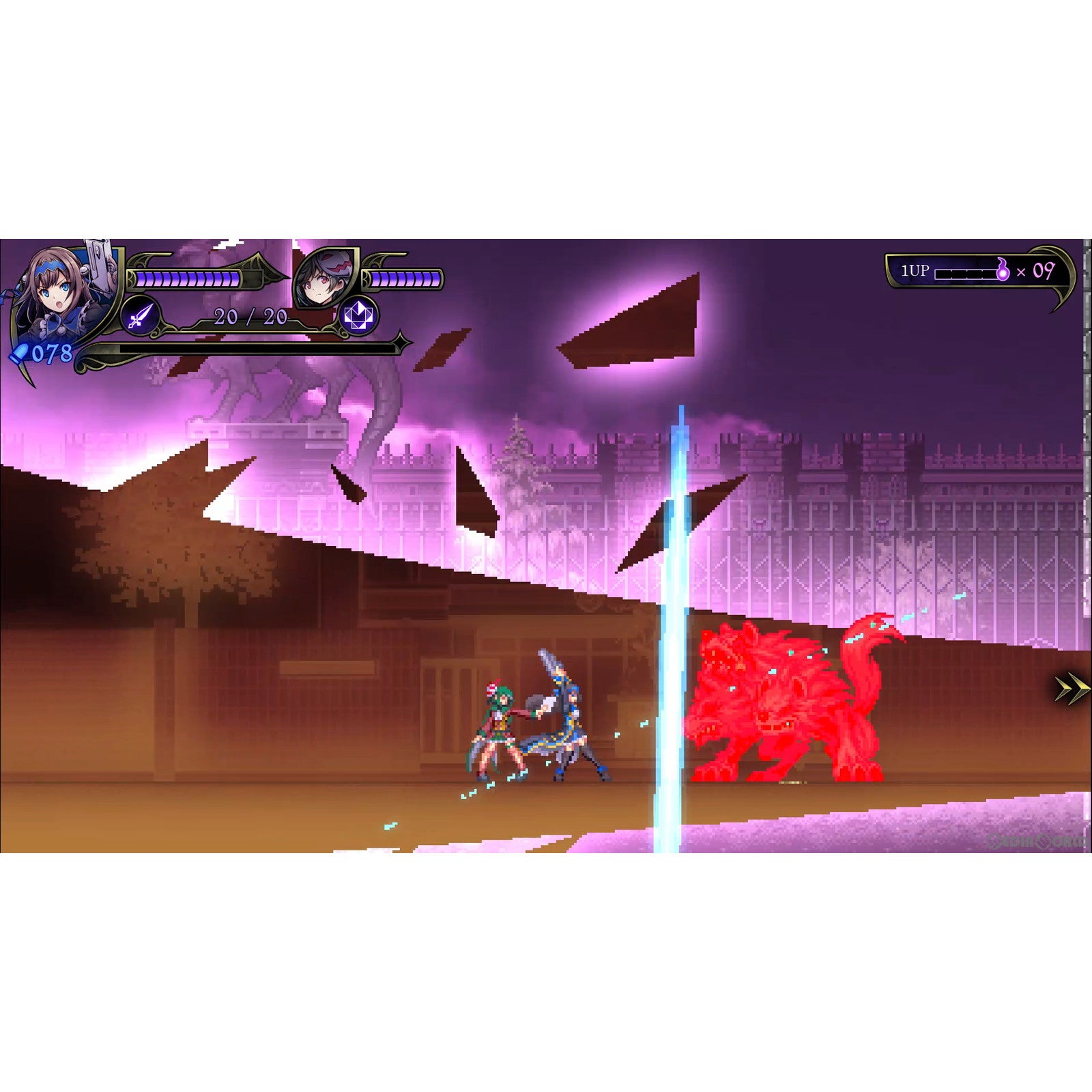 【中古即納】[Switch]Grim Guardians: Demon Purge(グリム・ガーディアンズ デーモンパージ) 通常版 インティ・クリエイツ (20230323)