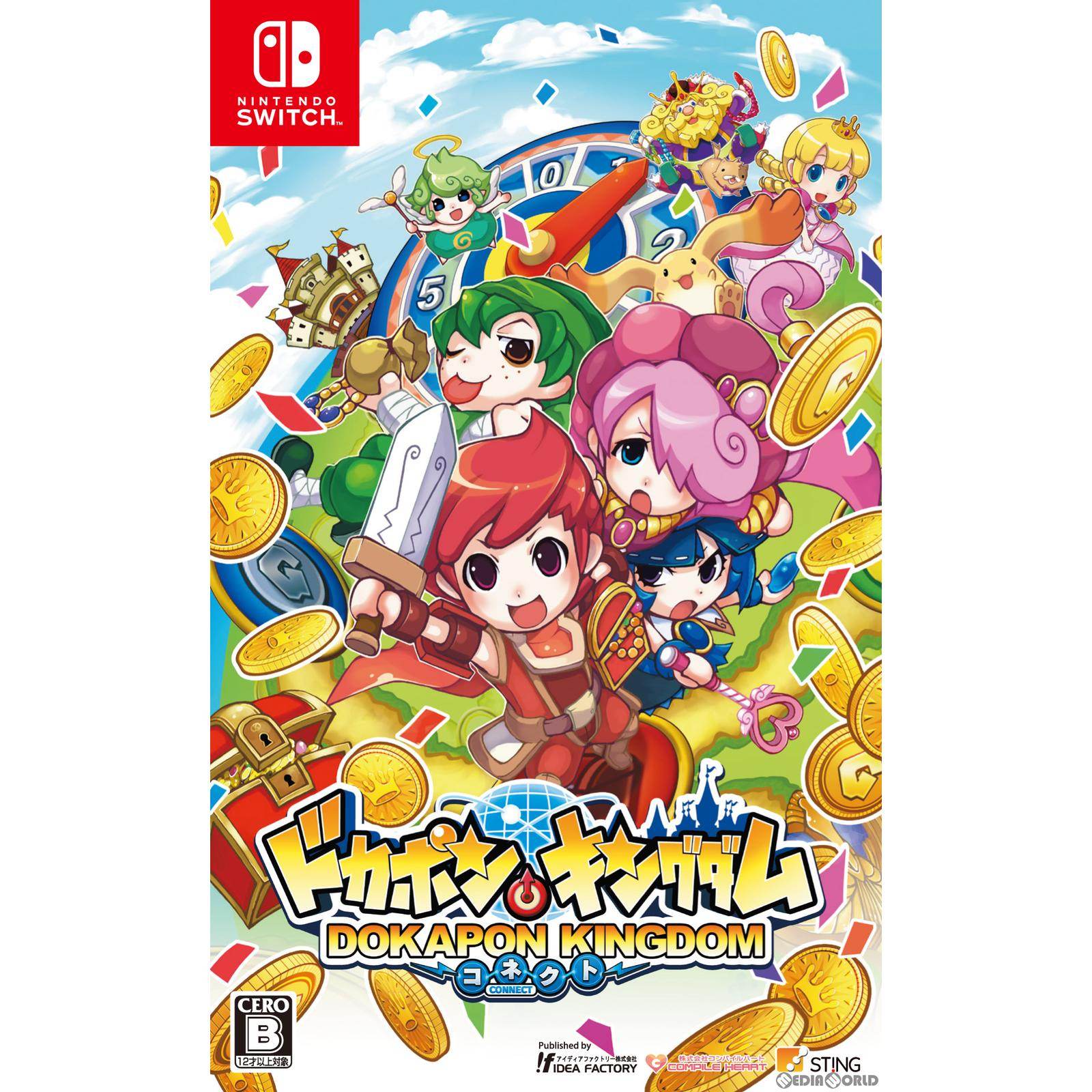 【中古即納】[Switch]ドカポンキングダム コネクト(Dokapon Kingdom: Connect) コンパイルハート (20230413)