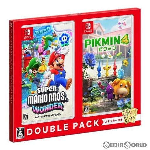 【中古即納】[Switch]『スーパーマリオブラザーズ ワンダー・Pikmin 4(ピクミン４)』ダブルパック 任天堂 (20231208)