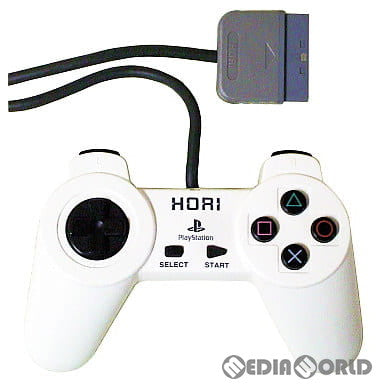 【中古即納】[ACC][PS] プレイステーション専用コントローラ ホリパッドPS ホワイト ソニーライセンス商品 HORI(SLPH-00032) (19961206)