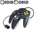 【中古即納】[ACC][N64] NINTENDO64(ニンテンドウ64) コントローラ ブロス(ブラック&グレー) 任天堂(NUS-005) (19981228)