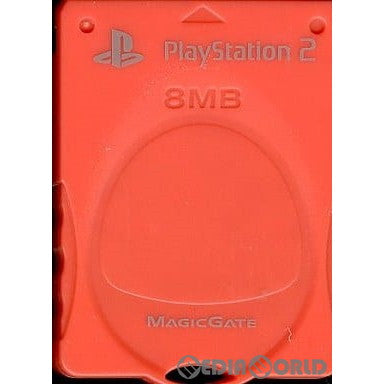 【中古即納】[ACC][PS2]メモリーカード8MB ウォームレッド ソニーライセンス商品 ケムコ(KMC20J(WR))(20040129)