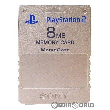 【中古即納】[ACC][PS2]PlayStation2専用 メモリーカード8MB サテン・シルバー SCE(SCPH-10020SS)(20051123)