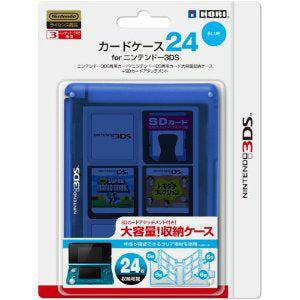 【新品】【お取り寄せ】[ACC][3DS] カードケース24 for ニンテンドー3DS ブルー HORI(3DS-021) (20110226)