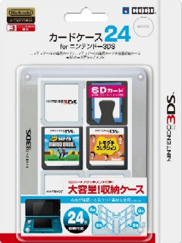 【新品】【お取り寄せ】[ACC][3DS] カードケース24 for ニンテンドー3DS ホワイト HORI(3DS-022) (20110226)