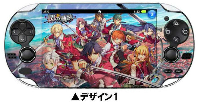 【新品即納】[ACC] PSVita用「英雄伝説 閃の軌跡」スクリーン(タッチスクリーン) 保護シート for PSVita デザイン1 デザエッグ