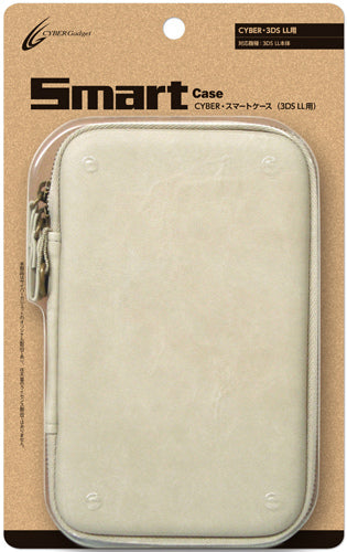 【新品即納】[ACC] CYBER・スマートケース(New3DSLL/3DSLL用) アイボリー サイバーガジェット(CY-3DLSMC-IV) (20131020)