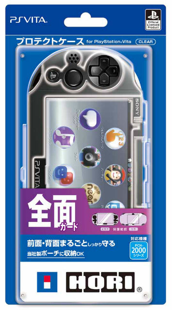 【新品即納】[ACC] PlayStation Vita PCH-2000用プロテクトケース for PSV クリア HORI(PSV-112) (20131010)