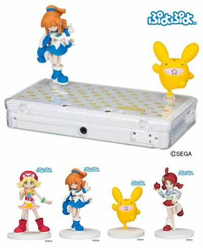 【新品即納】[ACC] 3DS用ぷよぷよフィギュア付き3DSカバーセット セガ(HCV-1598) (20140206)