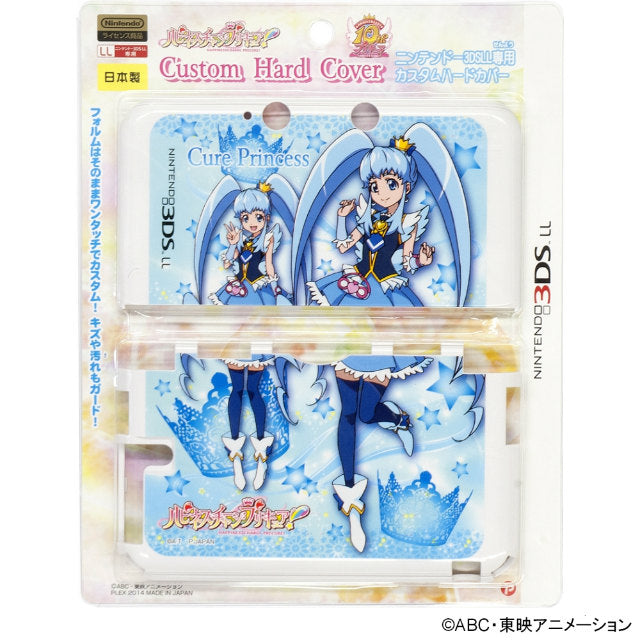 【新品即納】[ACC] NINTENDO 3DS LL専用 ハピネスチャージプリキュア カスタムハードカバー ブルー プレックス(HCPC-04B) (20140306)