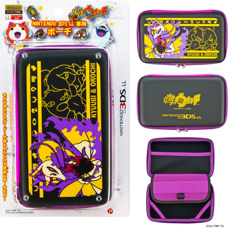 【新品即納】[ACC] 妖怪ウォッチ NINTENDO 3DS LL専用 ポーチ キュウビVer. プレックス(YW-04B) (20140622)