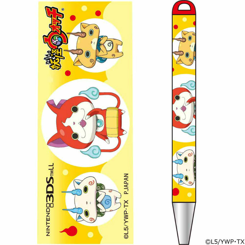 【新品即納】[ACC] 妖怪ウォッチ NINTENDO 3DS LL対応 タッチペン ジバニャンVer. プレックス(YW-05A) (20140730)