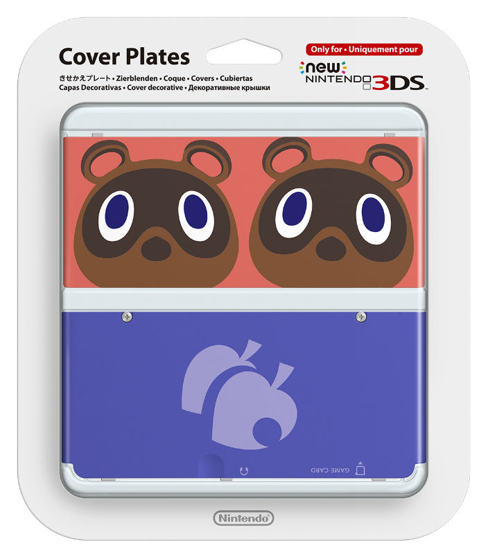 【新品即納】[ACC] Newニンテンドー3DS きせかえプレート No.014(どうぶつの森 まめきち・つぶきち) 任天堂(KTR-A-CPAR) (20141011)