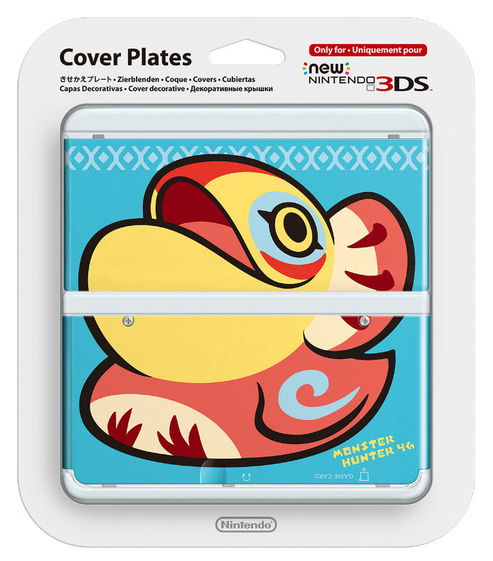 【新品即納】[ACC] Newニンテンドー3DS きせかえプレート No.037(モンスターハンター4G イャンクック) 任天堂(KTR-A-CPBG) (20141011)