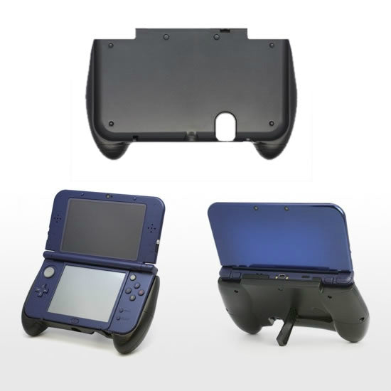 【新品即納】[ACC] NEW 3DS LL用「アシストグリップ」 デイテルジャパン(DJ-N3LAG-BK) (20141221)