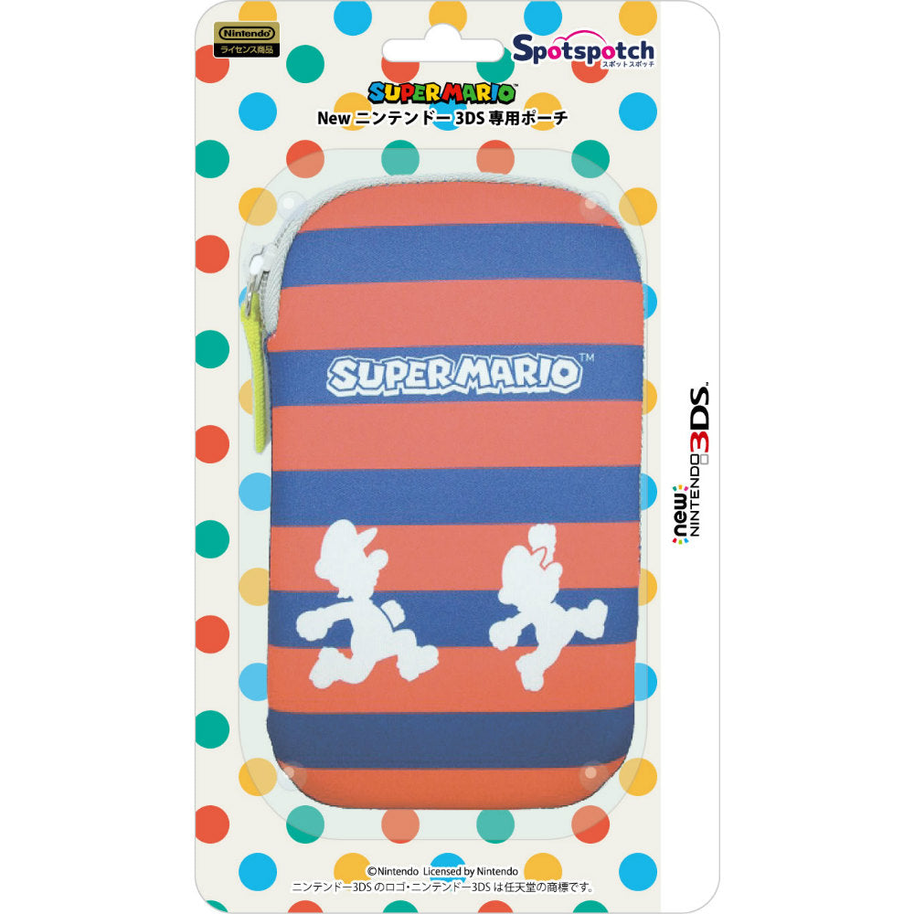 【新品即納】[ACC] Newニンテンドー3DS専用ポーチ Spotspotch(スポットスポッチ) 【シルエット】 三英貿易(JES309) (20150226)