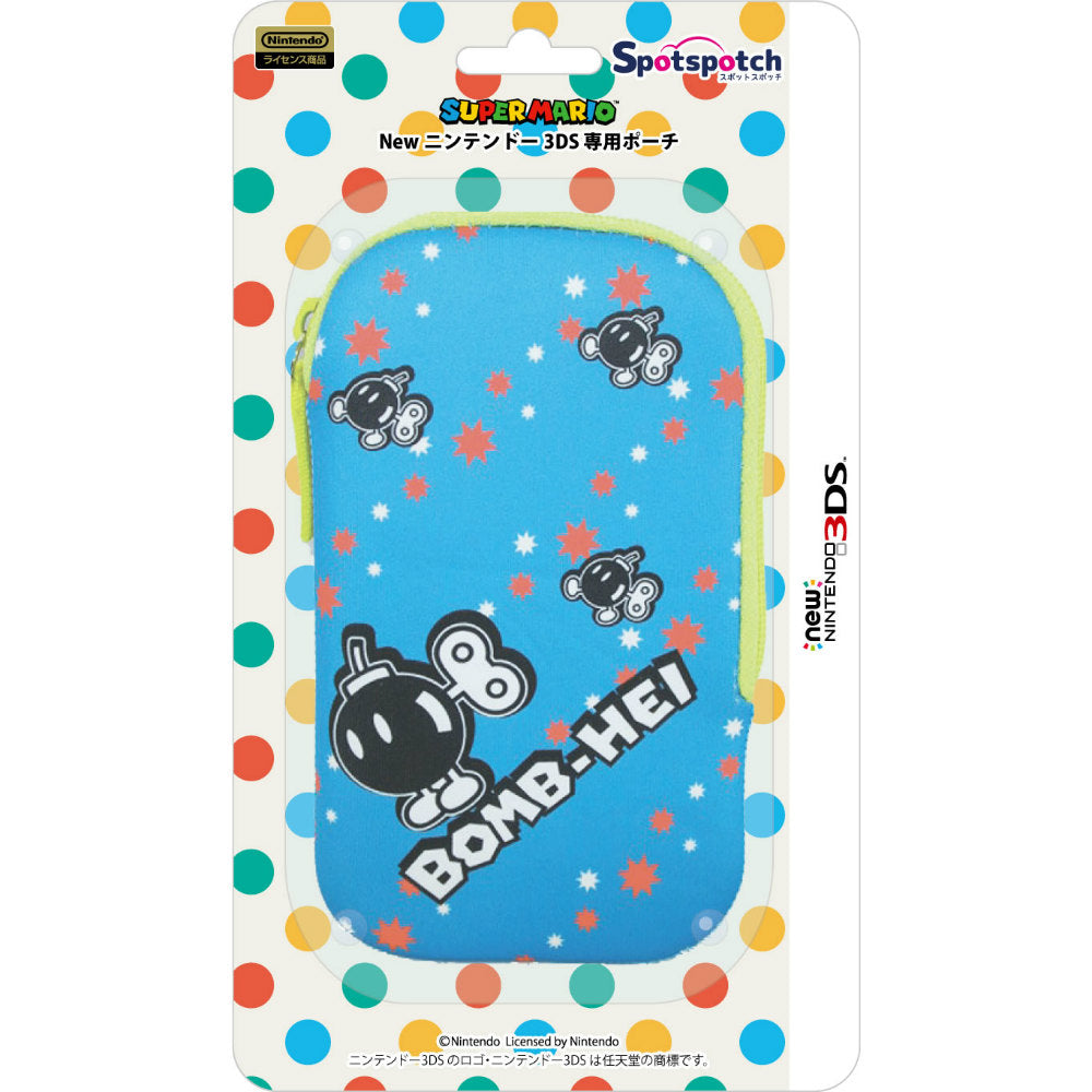 【新品即納】[ACC] Newニンテンドー3DS専用ポーチ Spotspotch(スポットスポッチ) 【ボムへい】 三英貿易(JES305) (20150226)