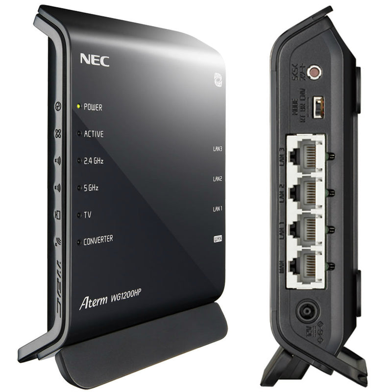 3DS]NEC Wi-Fi(無線LAN)ホームルーター Aterm WG1200HP-C サイバー ...