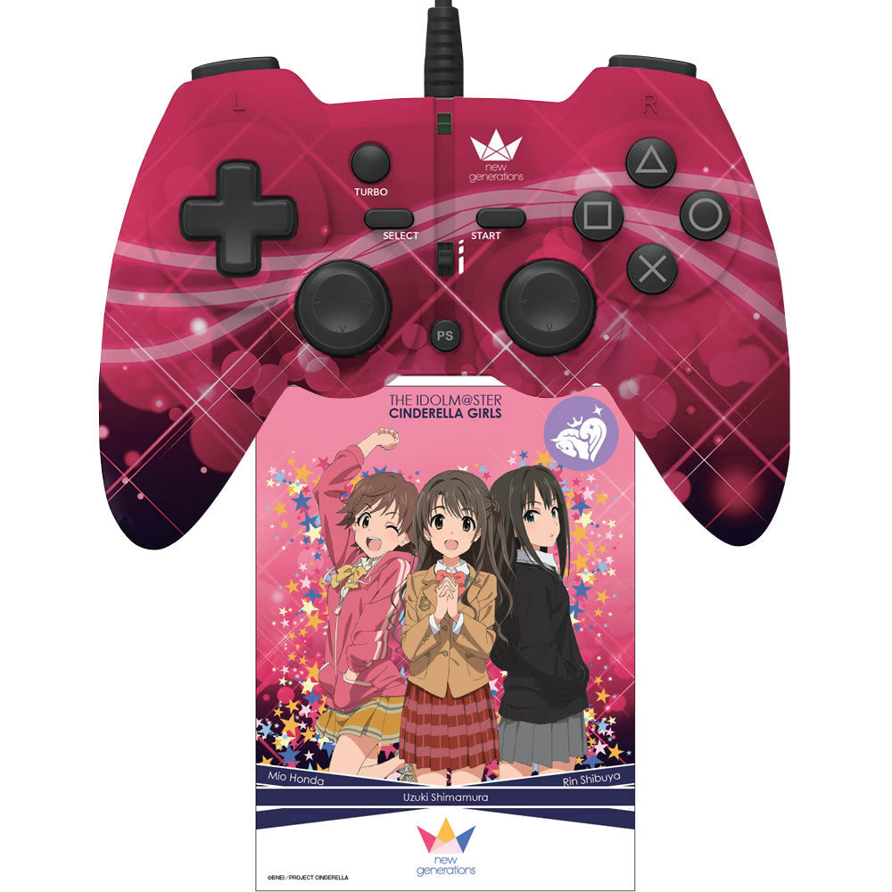 【新品即納】[OPT] アイドルマスターシンデレラガールズコントローラ for PlayStation3(ニュージェネレーションズVer.) ホリ(HP3-207) (20150723)