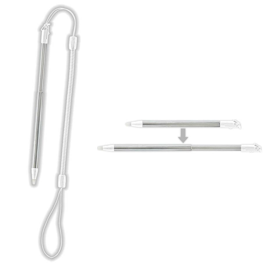 【新品即納】[ACC] CYBER・メタルタッチペン (New 3DS LL用) ホワイト サイバーガジェット(CY-N3DLMTP-WH) (20150826)