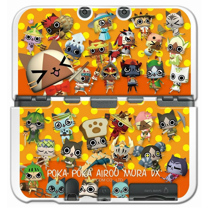 【新品即納】[ACC] モンハン日記 ぽかぽかアイルー村DX カバー for Newニンテンドー3DS LL カプコン(CSZ-2432MH1580) (20150910)