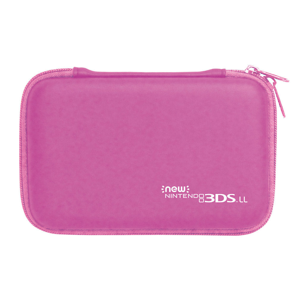 【新品即納】[ACC] スリムハードポーチ for Newニンテンドー3DS LL ピンク ホリ(3DS-459) (20150827)