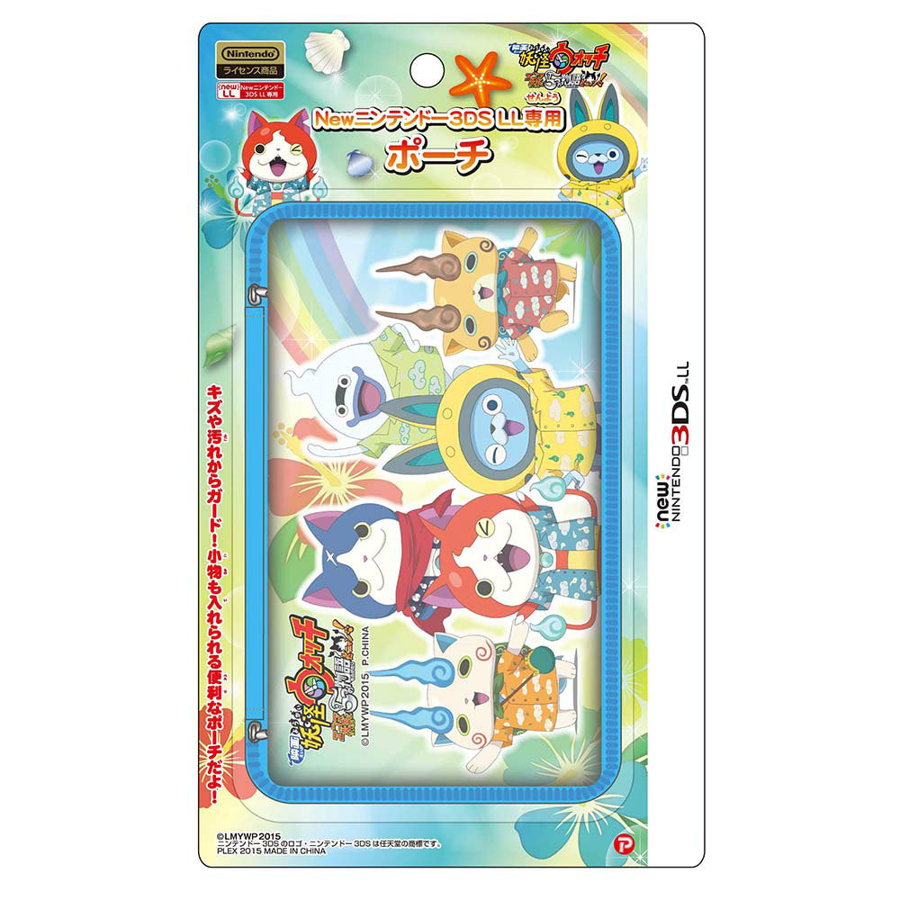 【新品即納】[ACC] 映画妖怪ウォッチ Newニンテンドー3DSLL専用 ポーチ ワイハーver. プレックス(YW-47A) (20151220)