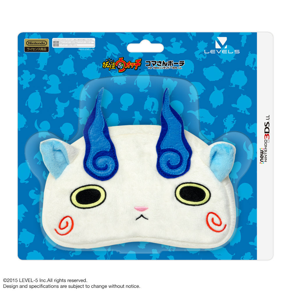 【新品即納】[ACC] 妖怪ウォッチ コマさんポーチ for Newニンテンドー3DS LL レベルファイブ(LVAC-0009) (20151203)