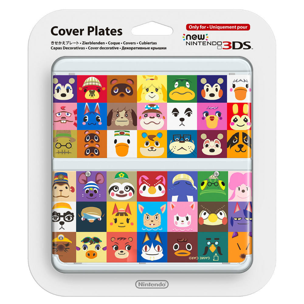 【新品即納】[ACC] Newニンテンドー3DS きせかえプレート No.068(どうぶつの森 キャラクター集合) 任天堂(KTR-A-CPCK) (20151128)