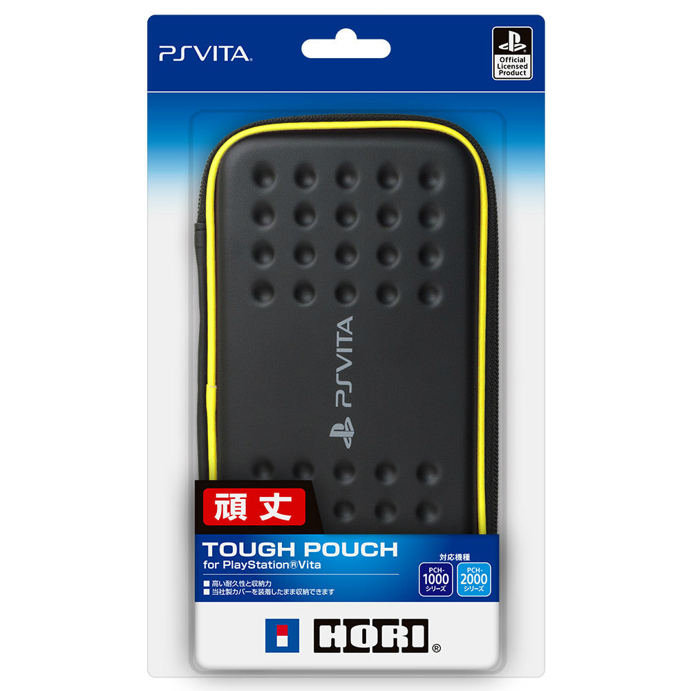 【新品即納】[ACC][PSVita] タフポーチ for PlayStation Vita BLACK×YELLOW(黒x黄) HORI(PSV-149) (20160128)