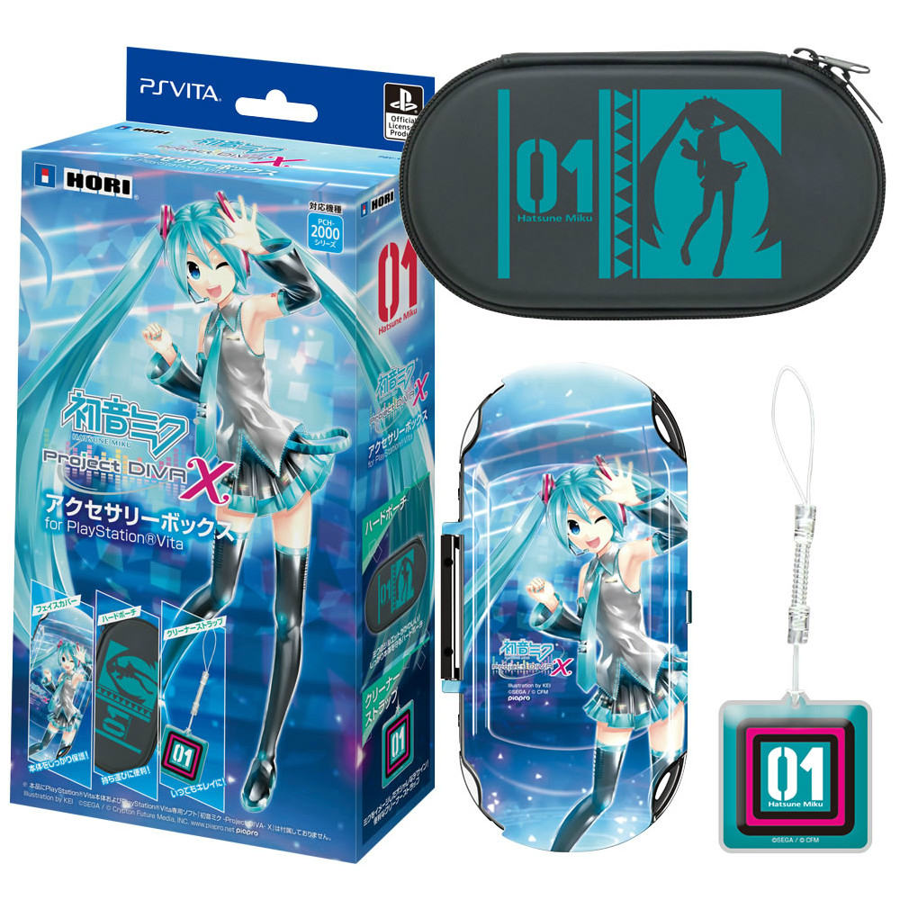 【新品即納】[ACC] 『初音ミク -Project DIVA- X』 アクセサリーボックス for PlayStation Vita HORI(PSV-150) (20160324)