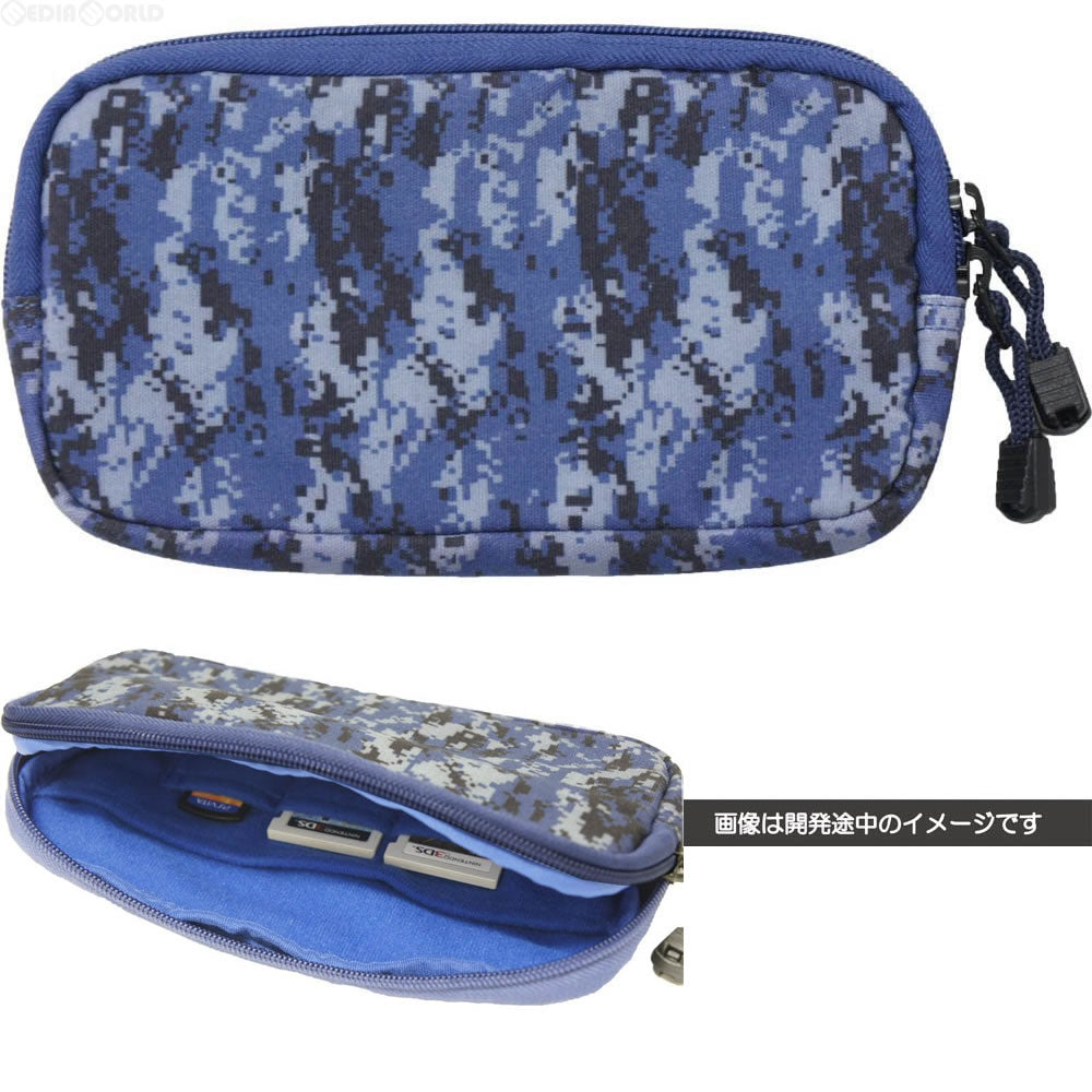 【新品即納】[ACC] CYBER・マルチソフトポーチ(New 3DS LL/PS Vita用) ブルーカモ サイバーガジェット(CY-MTSP-BLC) (20161031)