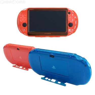【新品即納】[ACC] PS VITA 2000用 クリアプロテクトVITA 2nd(オレンジ) アンサー(ANS-PV027OR) (20160818)