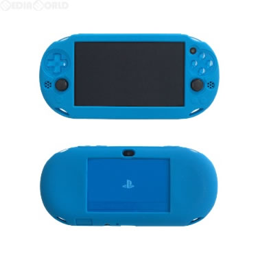 【新品即納】[ACC] PS VITA 2000用 シリコンプロテクトVITA 2nd(ブルー) アンサー(ANS-PV025BL) (20160818)